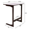 Sofa Snack Table Laptop Holder Bed Side Desk Desktop Bamboo Coffee UK