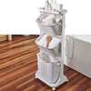 Mobile Laundry Basket 2/3 Tier Compact Laundry Hamper Sorter Cart Clothes Sorter