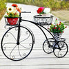 3-Tier Tricycle Plant Stand Flower Pot Bicycle Holder Rack for Home Garden Decor