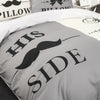 Duvet Cover Bedding Set with Pillow Cases Quilt Cover Single Double King Size UK