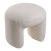 Footstool Foot Rest Small Seat Foot Rest Chair Grey/White Home Office with Legs