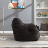 Cord Beanbag Sofa with Tufted Memory Foam filling Bean Bag Chair Armchair QW