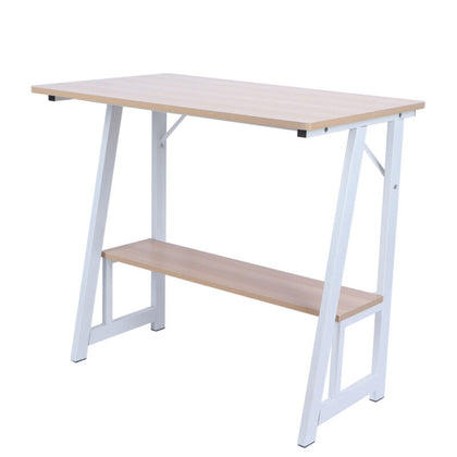 Small Computer Desk w/ shelf Computer Table Office Workstation Writing Table