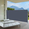 Retractable Deck Side Awning Folding Screen Fence Patio Privacy Divider Screen