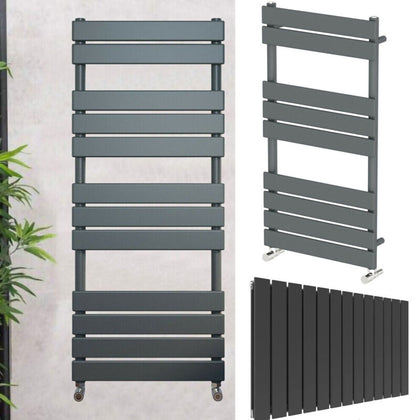 Modern Bathroom Straight Heated Towel Rail Radiator Ladder Warmer Heating