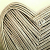 Large 70cm Washed Grey Brown Wicker Heart Hanging Rustic Display Wall Home Art