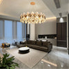 Stunning Crystal Chandelier High Ceiling Light Lighting Hotel Stairs Foyer Club