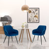 1/2/4x Dining Chair Velvet Padded Chair Kitchen Restaurant Lounge Living Room