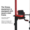 Steel Pull Up Bar Bars Trainer Station Home Strength Workout Exercise Fitness