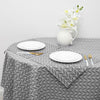 Round Table Cloth Cotton Linen Household Garden Dining Tableware Party Supplies
