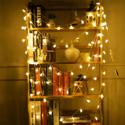 LED Star Lights Battery Garden Fairy String Micro Wedding Party Bedroom Decor