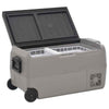 Cool Box with Wheel and Black & Grey 60 L & PE J8L0
