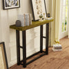 Industrial Wooden Hallway Console Table Rustic Narrow Foyer Table Thicken Legs