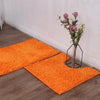 2 Piece Loop Bath Mat Ultra Soft Bathroom Rug Anti Slip Toilet Rug Pedestal Set