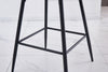 1/2X Velvet Bar Stools Breakfast Chairs Bar Chairs High Counter Kitchen Stools