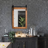 Wall Mounted Mirror Vanity Make Up Farmhouse Wall Mirror Rectangle Decorative