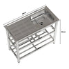 Catering Sink Stainless Steel 1.0 Bowl Commercial Restaurant Kitchen Wash Table