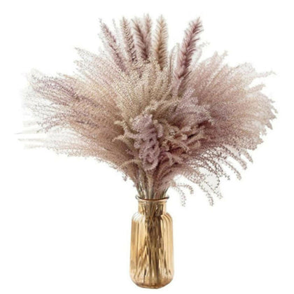10/30PCS Natural Dried Pampas Grass Reed Flower Bunch Bouquet Wedding Home Decor