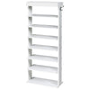 7-tier Double Shoe Storage Tower Organiser Unit Home Display Shelf Rack Stand