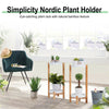 2Pcs Minimalism Corner Plant Stands Flower Holder Side Display Rack Indoor Decor