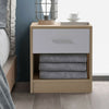 Drawer Wooden Bedside Table Cabinet Nightstand Storage Bedroom Furniture UK