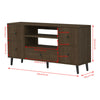 Wooden TV Stand w/ Shelf & Drawer Entertainment Unit Storage Cabinet Living Room