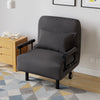 Modern Sofa Bed Chair Single Sleeper Couch Beds Padded Armchair 2 in 1 Guest Bed