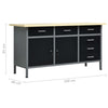 Workbench Black 160x60x85 Steel A1Q7