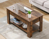 Coffee Table With Storage Lift Top Up Drawer Shelf Wooden Living Room Furniture
