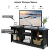 TV Stand for TVs up to 65 Inches Wooden Modern TV Console Table W/6 Open Storage