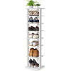 7-Tier Shoe Storage Rack Freestanding Organizer Stand Bathroom Dispaly Shelf