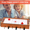 2-In-1 Multi Game Table Combo Table Wooden Football & Air Hockey Tabletop Game
