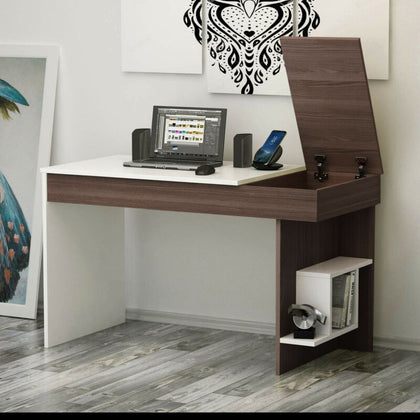 Writing Desk Computer Table Book Shelf PC Laptop Workstation Storage Home Office