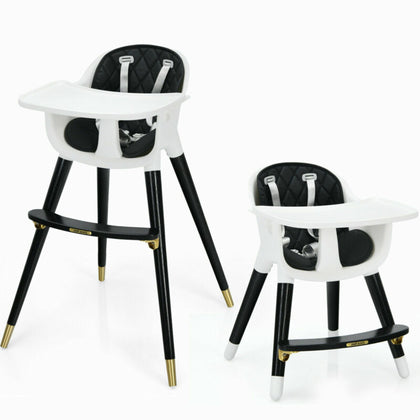 3 in 1 Baby High Chair Infant Child Feeding Dining Chair Food Tray Safety Belt