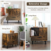 Accent Storage Cabinet Freestanding Wooden Buffet Sideboard with Drawer