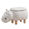 Upholstered Animal Shaped Ottoman Ride-on Footrest Stool Rest Seat TOY Kids New
