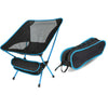 Folding Chair Ultra Light Aluminum Alloy Portable Seat for Camping Fishing BBQ