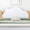 Wooden Bed Frame Storage Drawers 4ft6 Double Size Kids Bed with Cloud Headboard