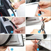 10m Car Door Boot Edge Protectors Trim U Shape Guard Seal Rubber Strip Black