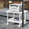 Mobile Under-Desk Printer Stand 2-Tier Printer Cart Office Home Coffee Table