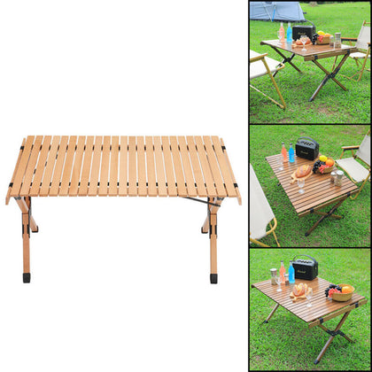 Folding Desk Camping Picnic Dining Tables utdoor Garden BBQ Kitchen Storage Unit