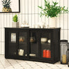 Kitchen Storage Sideboard Dining Buffet Server Cabinet Cupboard W/ Sliding Door