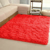 Fluffy Rugs Anti-Skid Shaggy Area Rug Dining Room Carpet Floor Mat Home Bedroom