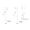 3-12FT Half Mesh Galvanised Field Farm Entrance Security Gate Dog Lamb Pathway