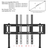 Floor TV Stand with Mount Sturdy Base Large Teaching Screen To 100" LCD OLED TVs