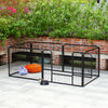 Large 6/8Panel Pet Dog Cat Playpen Tent Heavy Duty Fence Kennel Cage Crate Fence