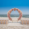 150cm Metal Circle Wedding Arch Frame Backdrop Free Standing Events Venue Sturdy