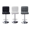 1/2pcs Faux Leather Bar Stools Breakfast Kitchen Chair Bar Stools Chrome Swivel