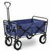 Foldable Garden Cart Pull Wagon Hand Transport Cart Collapsible Trolley NS