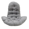 Grey Garden Hanging Egg Swing Chair Cushion Seat Pads Indoor Outdoor Detachable